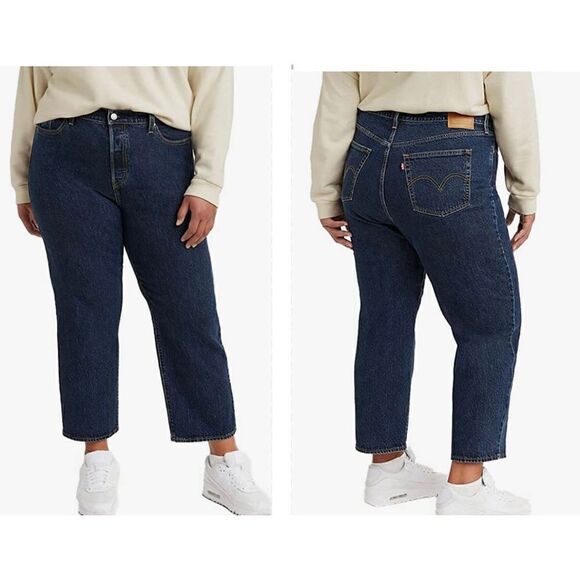 Levi's Women's Premium Plus-Size Wedgie Straight Jeans - Picture 1 of 6